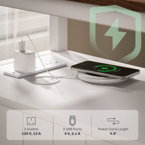 Charging Modern End Table