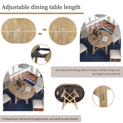 Circular Expandable Dining Table