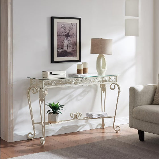 Modern Glass Metal Table
