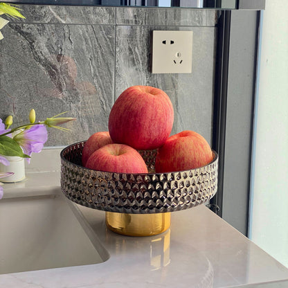 European Style Light Luxury Electroplated Golden Glass Vase Decoration