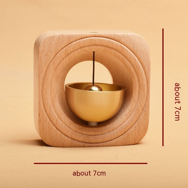 Walnut Copper Door Bell