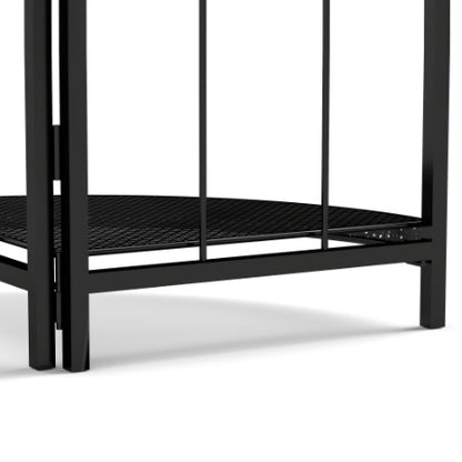 3-Tier Corner Open Shelf,Bookcase Freestanding Shelving Unit,Plant Stand Small Bookshelf For Living Room, Home Office, Kitchen, Small Space