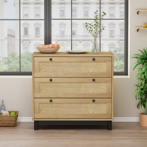 Drawer Storage Cabinet Rope Woven Drawer
