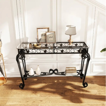 Modern Glass Metal Table