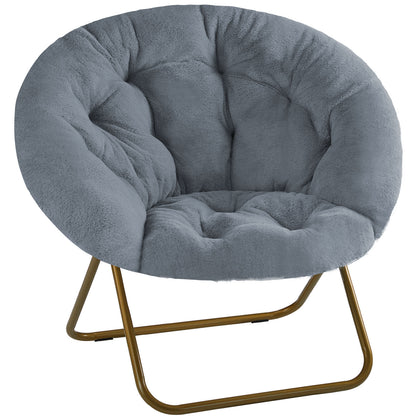 Comfortable Disc Chairs Faux Fur Furniture Bedroom