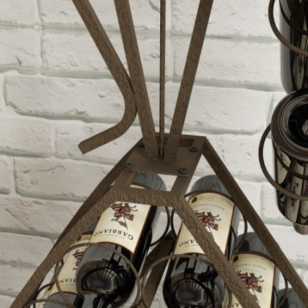 Unique Design Wine Bakers Rack, Freestanding Wine Rack With Storage Bottle, Wine Storage Home Bar For Liquor And Wine, Organizer For Kitchen, Dining Room