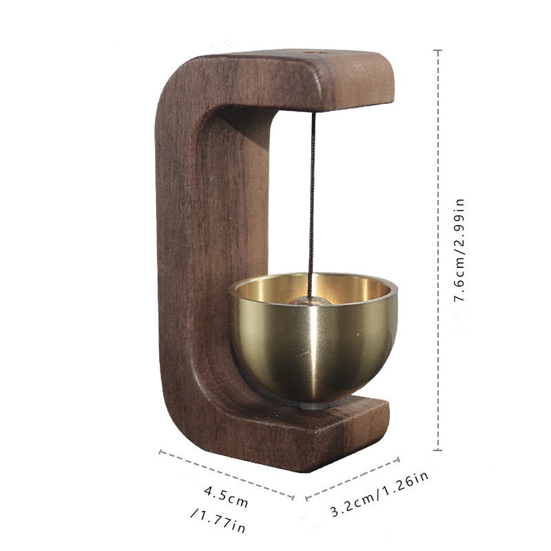 Walnut Copper Door Bell