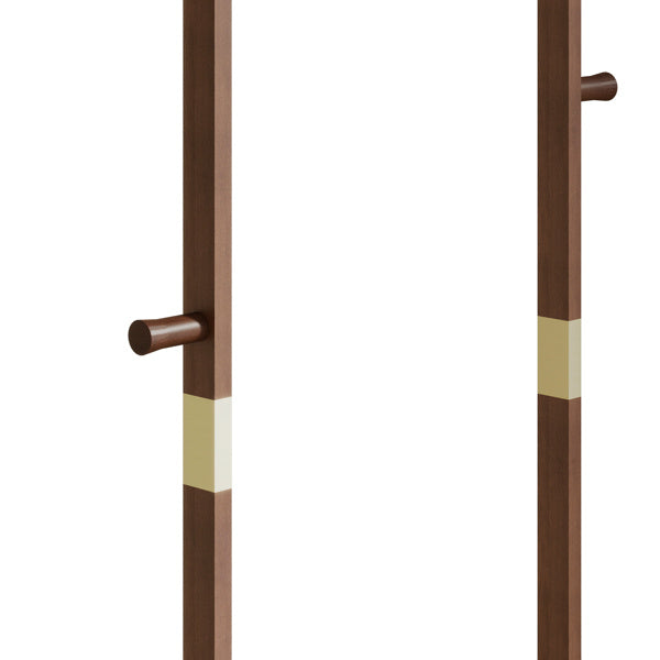 Coat Rack, Solid Wood Clothes Hanger