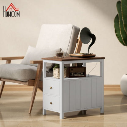 Charging Modern End Table