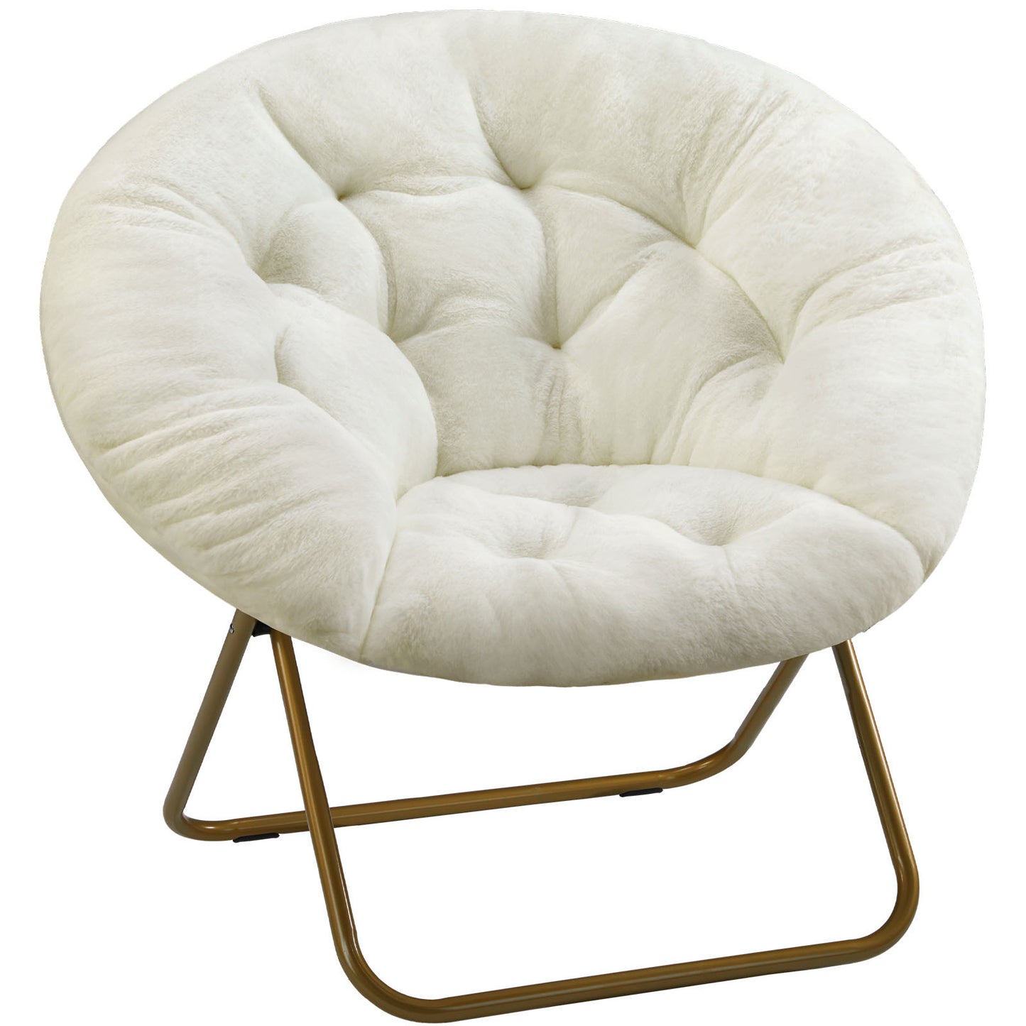 Comfortable Disc Chairs Faux Fur Furniture Bedroom