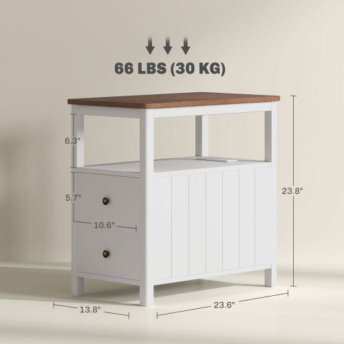 Charging Modern End Table