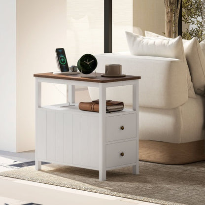 Charging Modern End Table