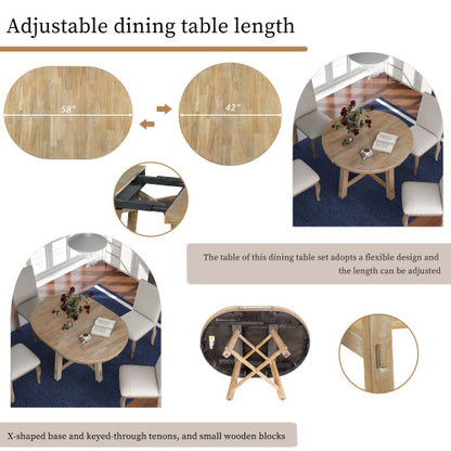 Circular Expandable Dining Table