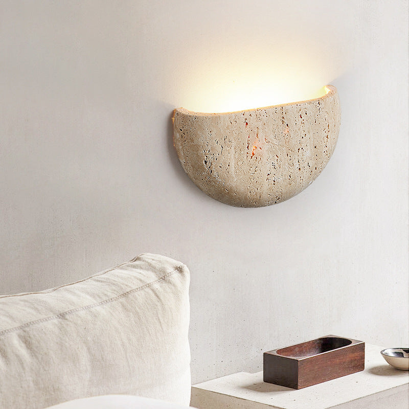 Middle Ancient Silent Wind Niche Retro Living Room Wall Aisle Bedside Wall Lamp