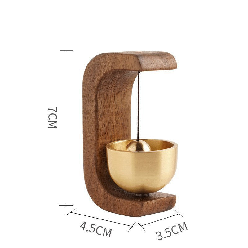 Walnut Copper Door Bell